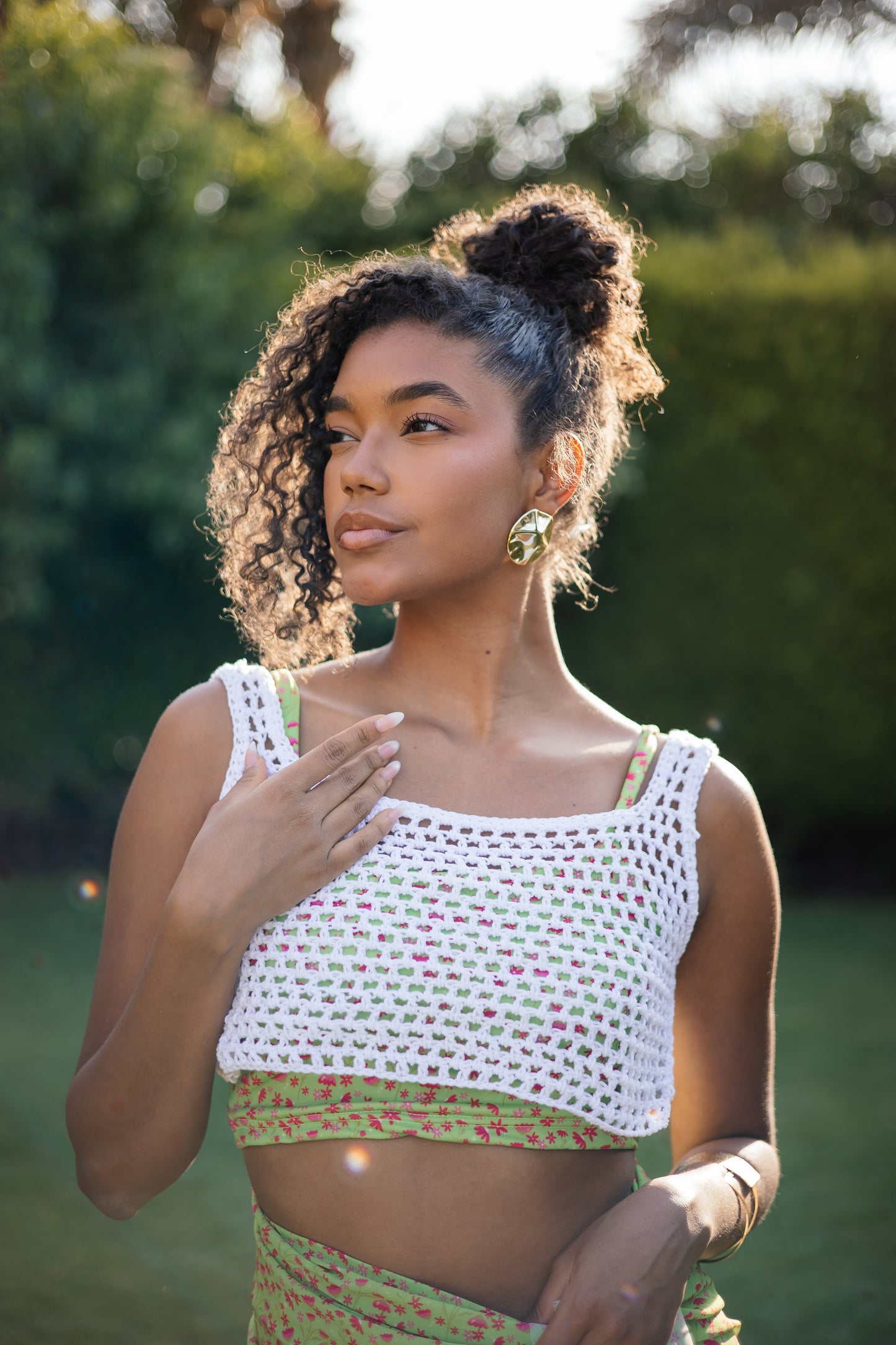 The 'Love Loop' Crochet Crop-top