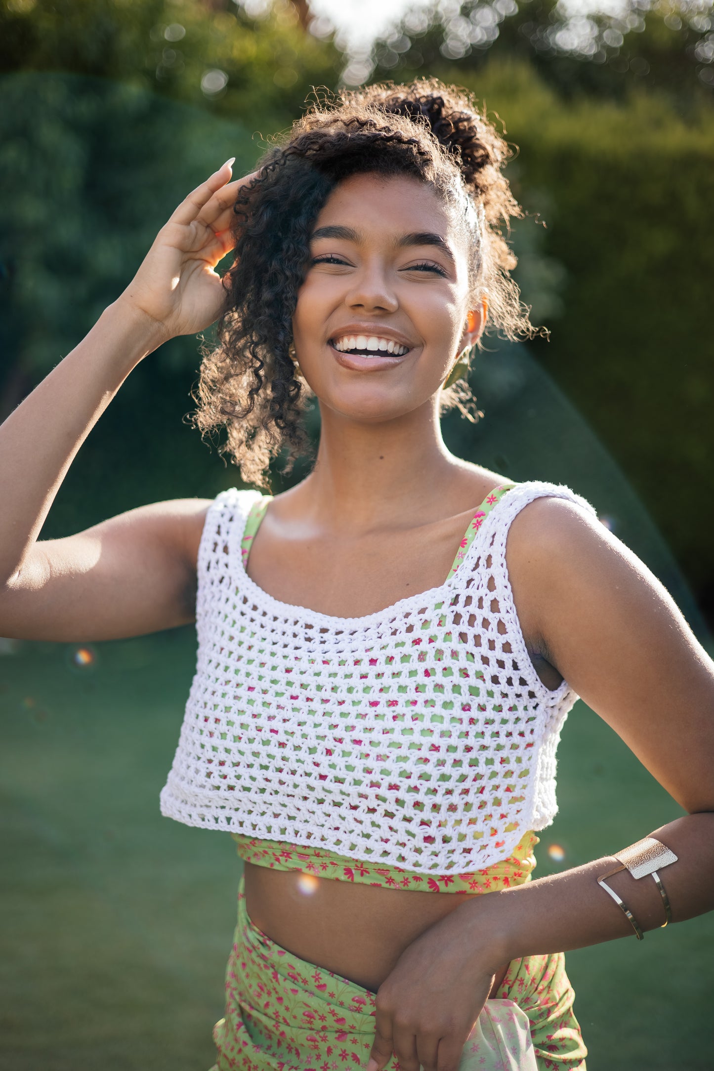 The 'Love Loop' Crochet Crop-top