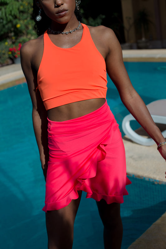 The 'Freedom' Wrap Swim-skirt