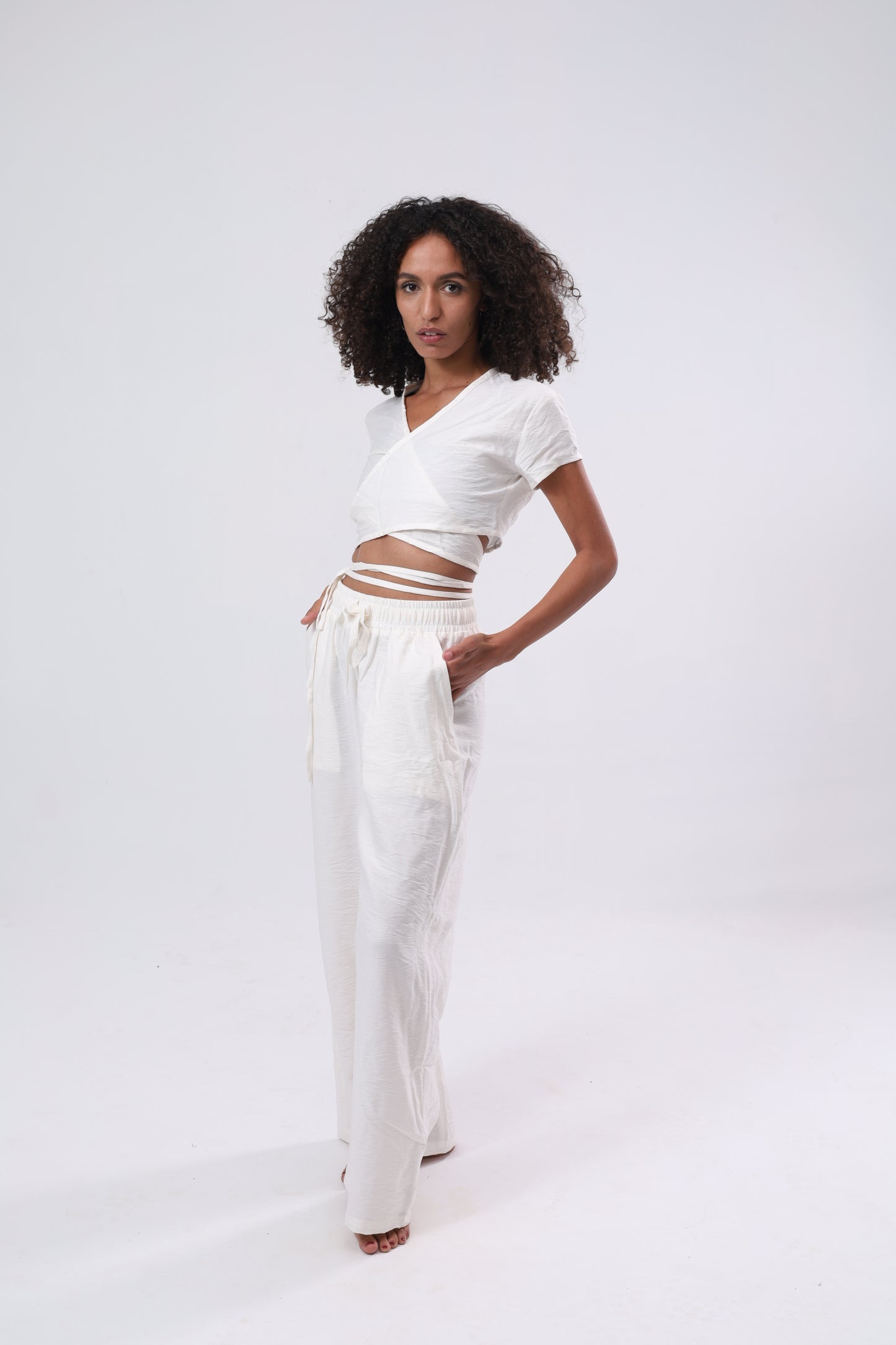 The Linen Wrap Shirt