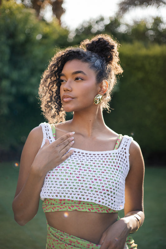 The 'Love Loop' Crochet Crop-top