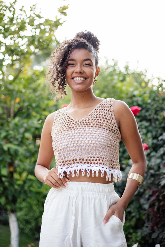 The 'Hooked On It' Crochet Top