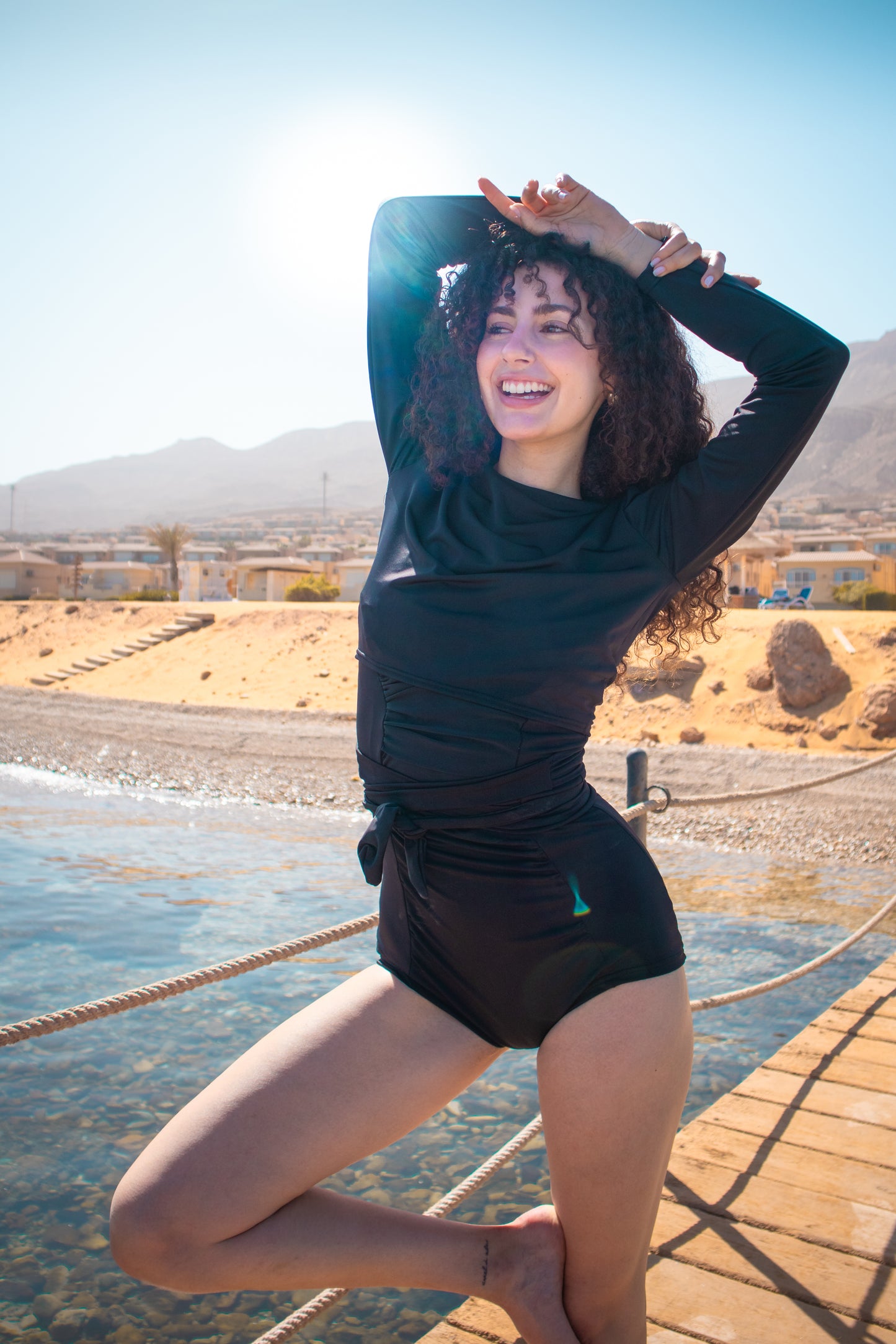 The 'Sweet Escape' Wrap Swim-top