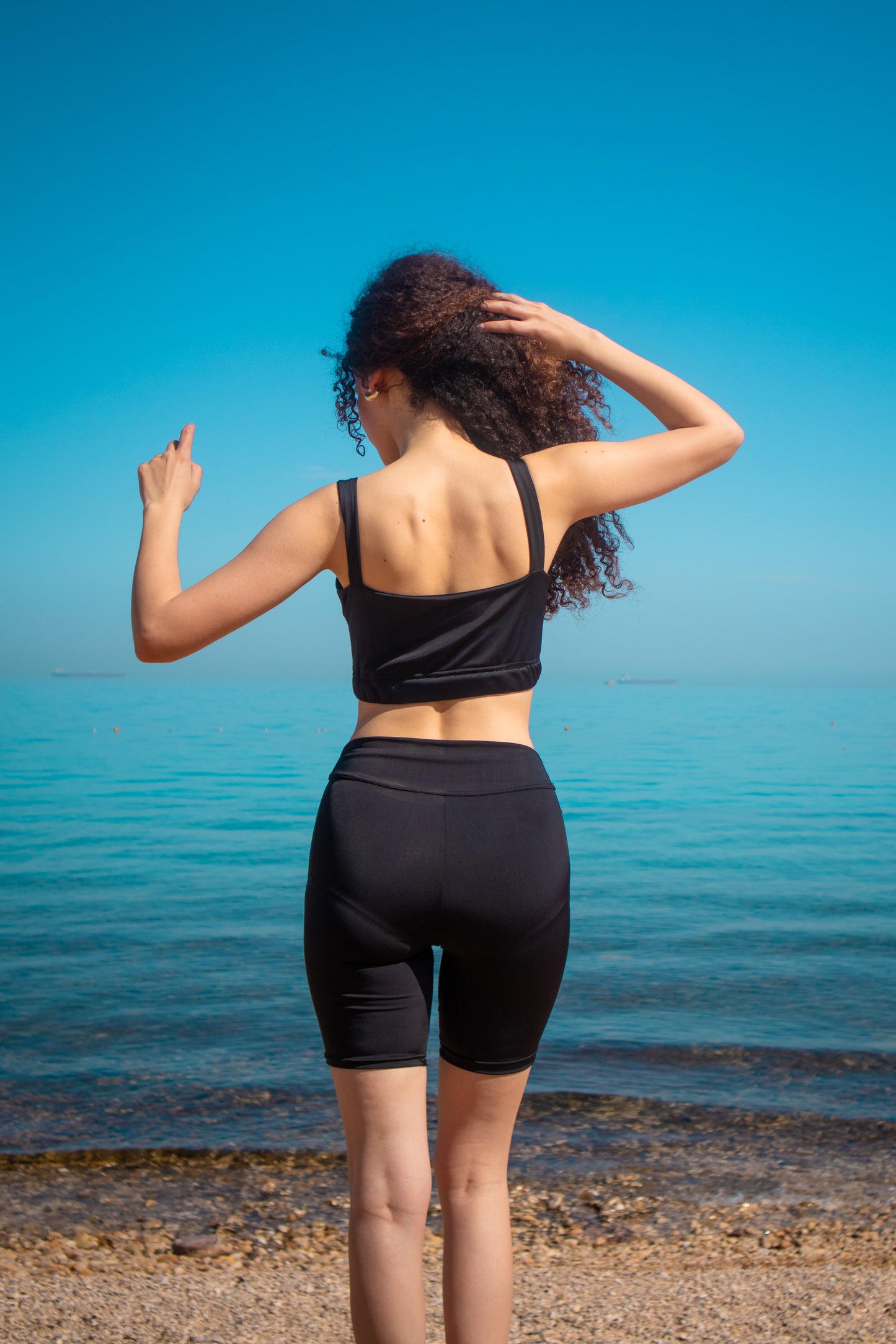 The 'Good Life' High-waisted Long Swim-short
