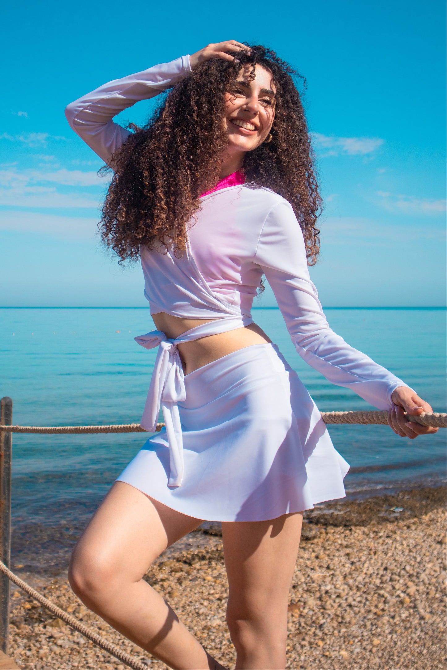 The 'Sweet Escape' Wrap Swim-top